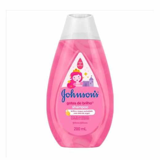 Shampoo Johnson's Baby Gotas de Brilho 200ml