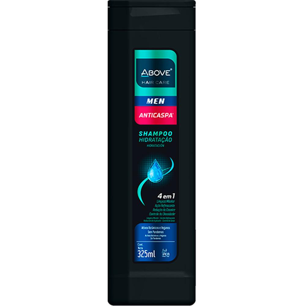Shampoo Anticaspa Above Men Hidratação 325ml