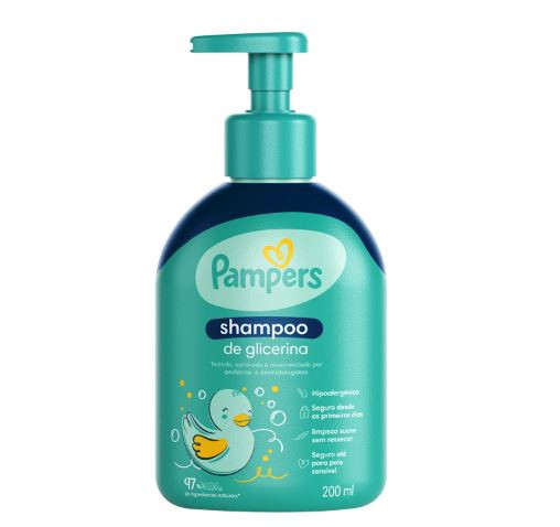 Shampoo de Glicerina Pampers com 200ml 