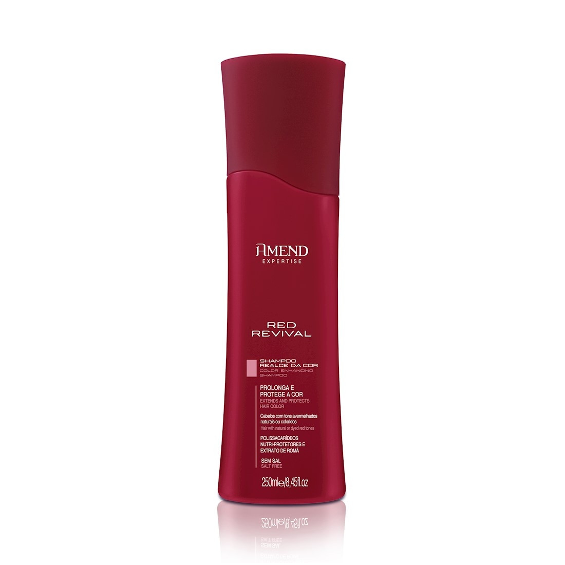 Shampoo Realce da Cor Vermelha Red Revival Amend 250ml
