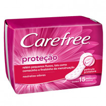 Protetor Diário Carefree Original com 15 Unidades