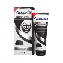 Asepxia Máscara Facial Purificante Carvão Detox 30g