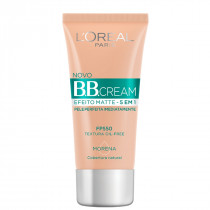 Bb Cream Efeito Matte 5 em 1 L'oréal FPS 50 Morena 30ml