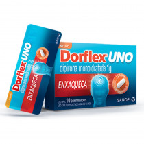 Dorflex Uno Enxaqueca 1g Analgésico com 10 Comprimidos