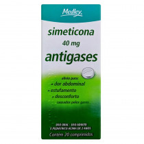 Simeticona 40mg Antigases 20 Comprimidos