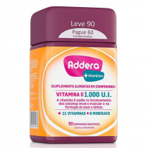Addera 1.000ui + Vitaminas com 90 Comprimidos