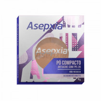 Asepxia Pó Compacto Antiacne Bege Médio FPS 20 Matte 10g