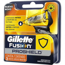 Carga Gillette Fusion Proshield com 2 Cartulhos