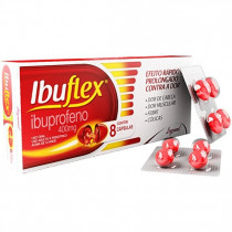 Ibuflex 400mg com 8 Comprimidos