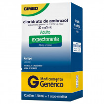Cloridrato de Ambroxol 6mg/ml Xarope Adulto 120ml