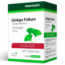 Ginkgo Folium 80mg (Ginkgo Biloba) com 30 Cápsulas