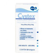 Cystex com 24 Drágeas