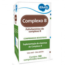 Complexo B Com 100 Comprimidos Revestidos 