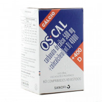 Cálcio com Vitamina D Os-cal D 500mg + 400 UI 60 comprimidos