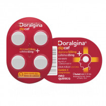 Doralgina Dipcaf com 4 Comprimidos