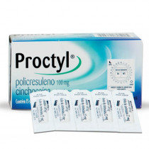 Proctyl com 15 Supositorios