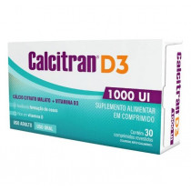 Calcitran D3 1.000ui com 30 Comprimidos