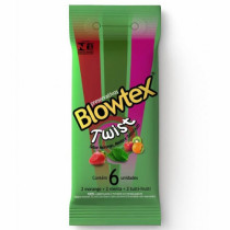 Preservativo blowtex com 6 twist
