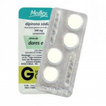 Dipirona Sódica 500mg - 4 comprimidos