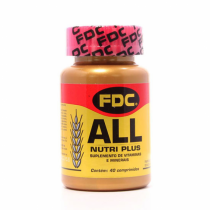FDC Suplemento de Vitamina All Nutri 40 Comprimidos