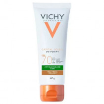 Protetor Solar Facial Vichy Capital Soleil FPS 70 Purify Pele Média 40g