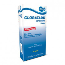 Cloratadd 10mg (Loratadina) com 12 Comprimidos