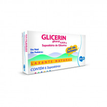Glicerin Infantil com 6 Supositório