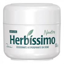 Desodorante Herbis Creme Sem Perfume 55g