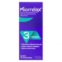 Miorrelax Relaxante Muscular com 30 Comprimidos