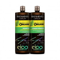 Kit Eico Tratamento Intensivo Organic Shampoo 1 Litro + Condicionador 1 Litro
