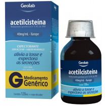 Acetilcisteina 40mg Xarope Adulto 10ml 