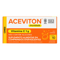 Aceviton Imunidade Vitamina C 1g com 10 Comprimidos Efervescentes
