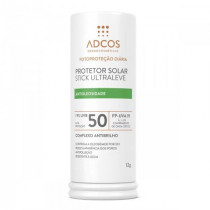 Protetor Solar Adcos Antioleosidade FPS 50 Stick Peach 12g