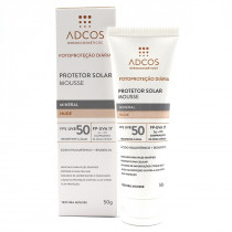 Protetor Solar Mousse Adcos Mineral FPS 50 Nude 50g