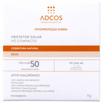 Protetor Solar Adcos Pó Compacto FPS 50 Beige 11g