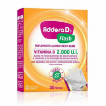 Addera D3 Flash Vitamina D 2.000ui com 30 Filmes