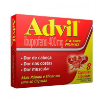 Advil 400mg com 8 Cápsulas