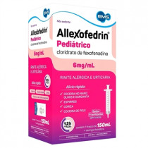 Allexofedrin 6mg/ml Pediátrico com 150ml