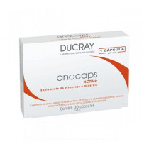 Anacaps Activ+ Ducray com 30 cápsulas 