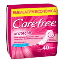 Protetor Diário Carefree Econômico Neutralize Sem Perfume 40 Unidades