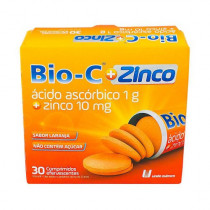 Bio-C Zinco com 30 Comprimidos Efervescentes