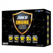 Blue Zinco Imune Suplemento Alimentar Vita Blue com 30 Comprimidos