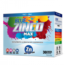 Blue Zinco Max Suplemento Alimentar Vita Blue com 30 Comprimidos