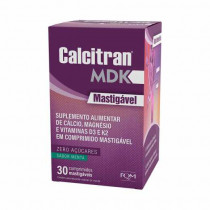 Calcitran MDK Mastigável 30 Comprimidos