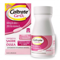 Caltrate Cálcio + Vitamina D3 com 60 Comprimidos