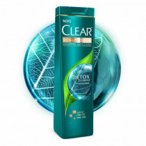 Shampoo Clear Womon Anticaspa Detox Diário - 200ml 