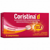 Coristina D com 8 Comprimidos