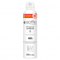 Desodorante Antitranspirante Aerosol Soffie Sem Perfume 300ml