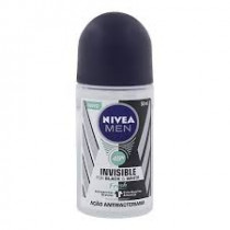 Desodorante Antitranspirante Roll On Nivea Invisible for Black & Withe Fresh 