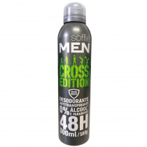 Desodorante Antitranspirante Soffie Men Cross Edition 300ml